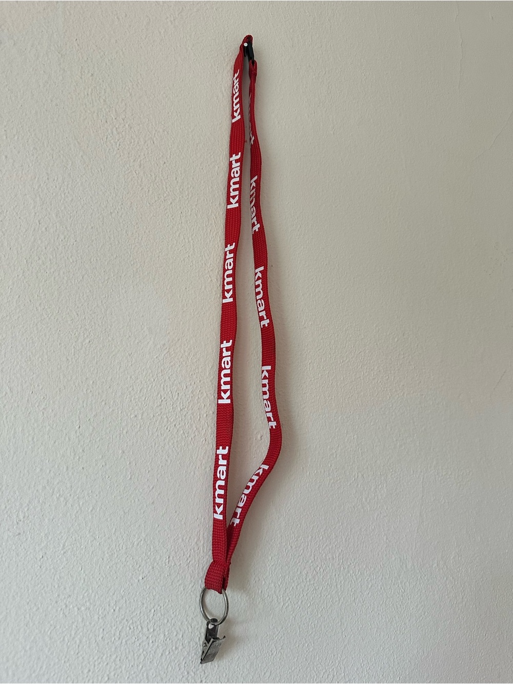 Kmart Red Logo Lanyard with Clip